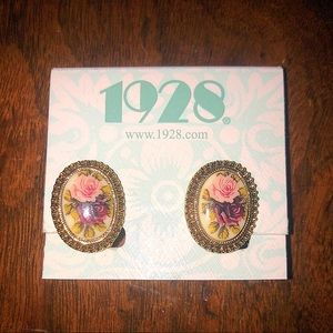 Rose Clip Earrings